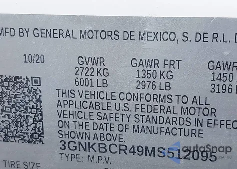 2021 Chevrolet Blazer Fwd 2Lt z USA, uszkodzony, nr VIN 3GNKBCR49MS512095